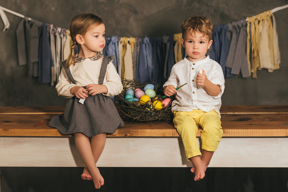 come vestire i figli a pasqua